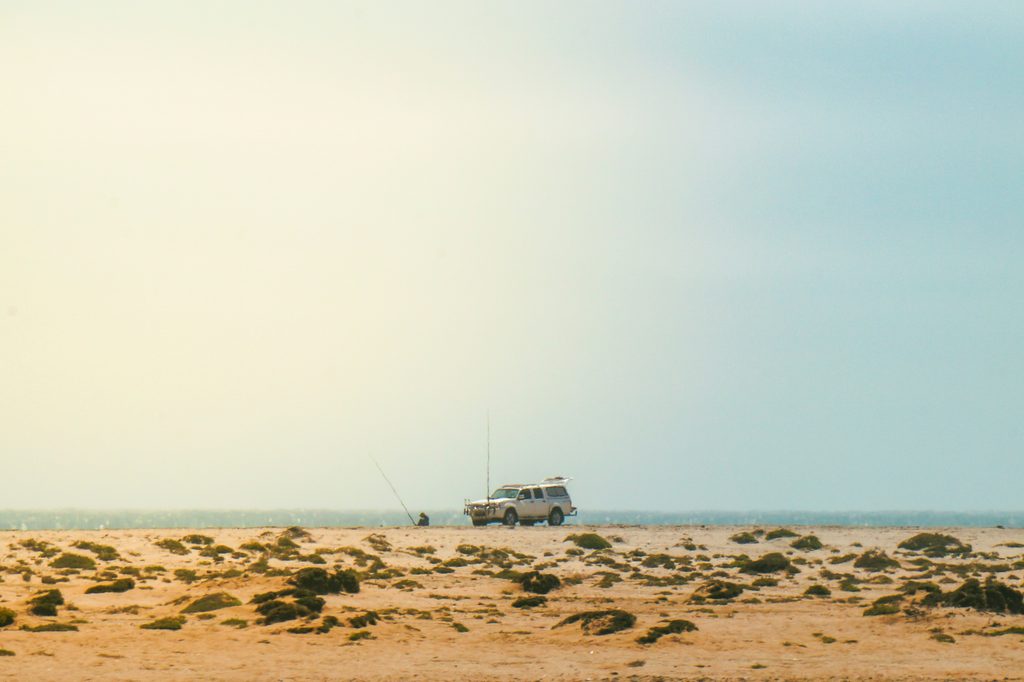 4×4 sur la côte désertique de Namibie
